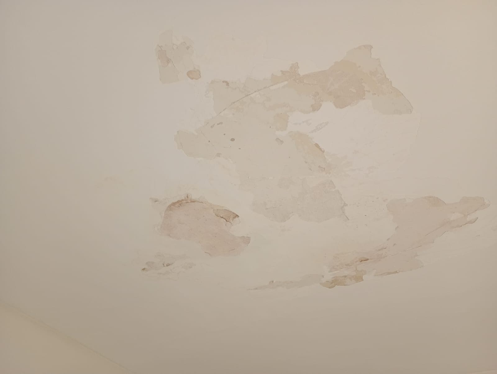 Cielorraso dañado - Antes