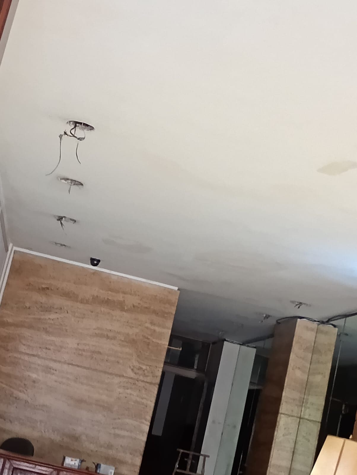 Cambio de luminaria - Antes